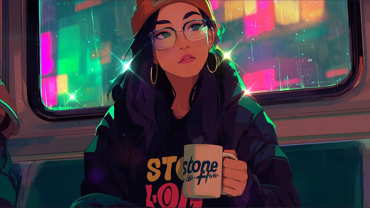 夜の地下鉄で過ぎゆく都会の静けさに浸るLo-Fi｜作業用BGM【Lo-Fi HIPHOP/Chill Beats】