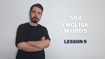 504 essential English words (Lesson 9)    #english