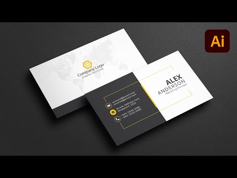 Business Card Design in Adobe Illustrator