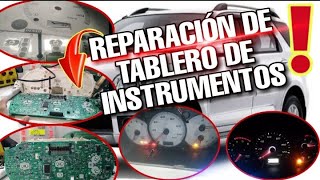 Como reparar tablero de instrumentos  /SOLUCIONADO TOYOTA
