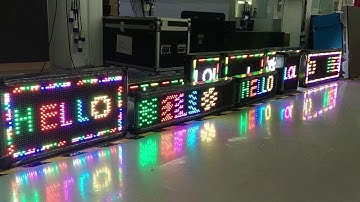 2R1G1B multi color LED screen /running text/scrolling text