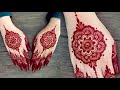 Easy henna designs | Backhand mehndi design | आसान मेहँदी डिज़ाइन