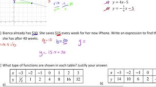 Algebra 1 Test 3 Study Guide #16
