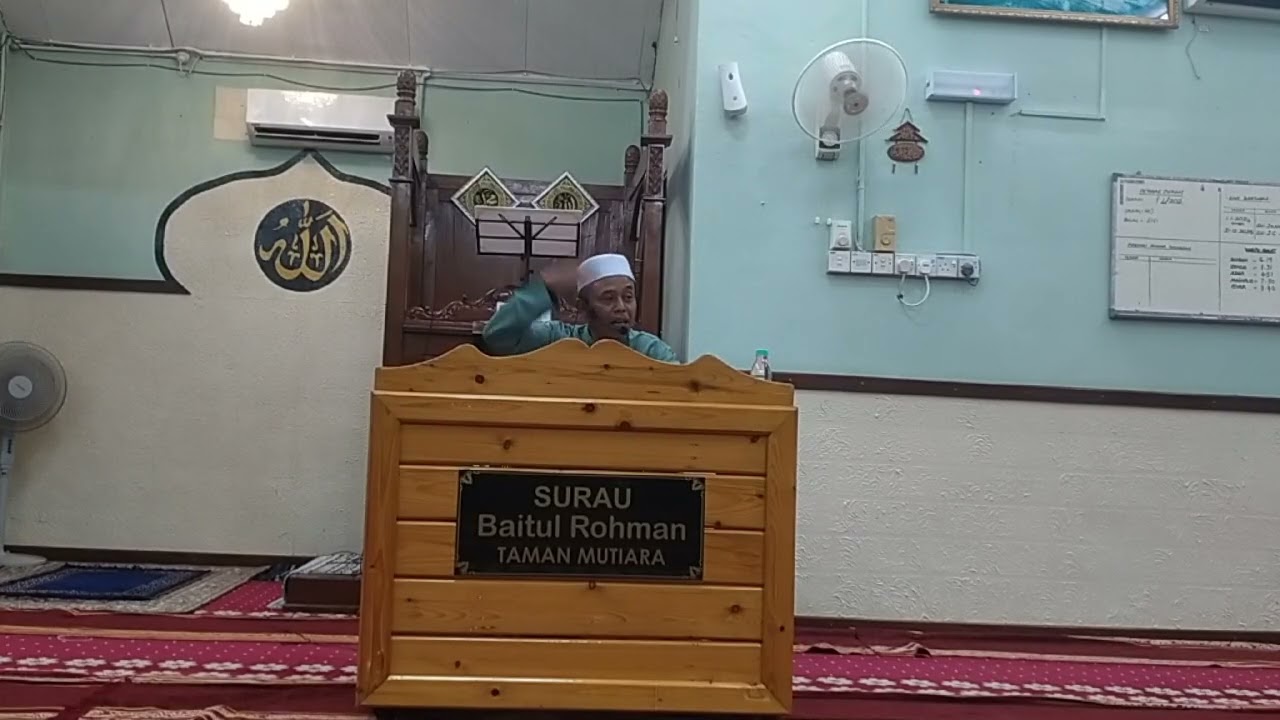 Kuliah Maghrib Surau Baitul Rohman Disampaikan oleh Ustaz Khusani Bin Tumadi (12 Febuari 2026)