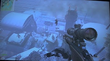 MW3 Outpost Out Of The Map Glitch (Modern Warfare 3)