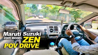 Maruti Zen Vxi 2005 Model 993 Cc Petrol Engine Pov Test Drive Drivers Pov Maruti Suzuki Zen