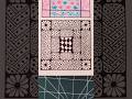 Unique zentangle art #art #shorts #zentangleart #drawing