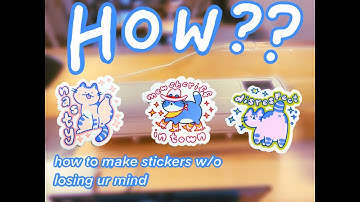 How to make vinyl waterproof die cut stickers using the Siser Juliet and Leonardo Design Studio