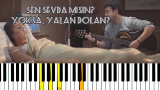 Buray - Sen Sevda Mısın Piyano Tutorial | تعليم عزف اغنية بوراي على البيانو Resimi