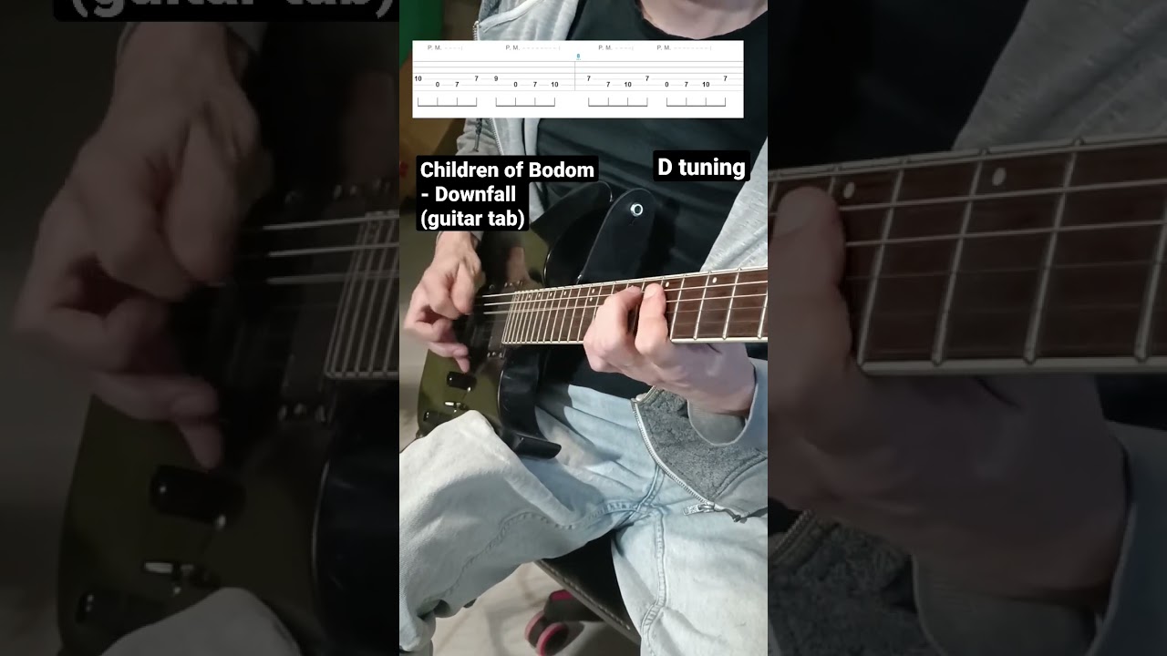 Obejrzyj Children of Bodom - Downfall (guitar riff with tabs) w YouTube Obejrzyj Children of Bodom - Downfall (guitar riff with tabs) w YouTube