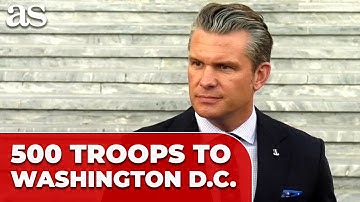 PETE HEGSETH confirms surge of 500 TROOPS to D.C. after DEADLY NATIONAL GUARD INCIDENT