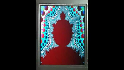 Fractal Mandelbrot set iteration change with GP-GPU(4 cores) FPGA verification system