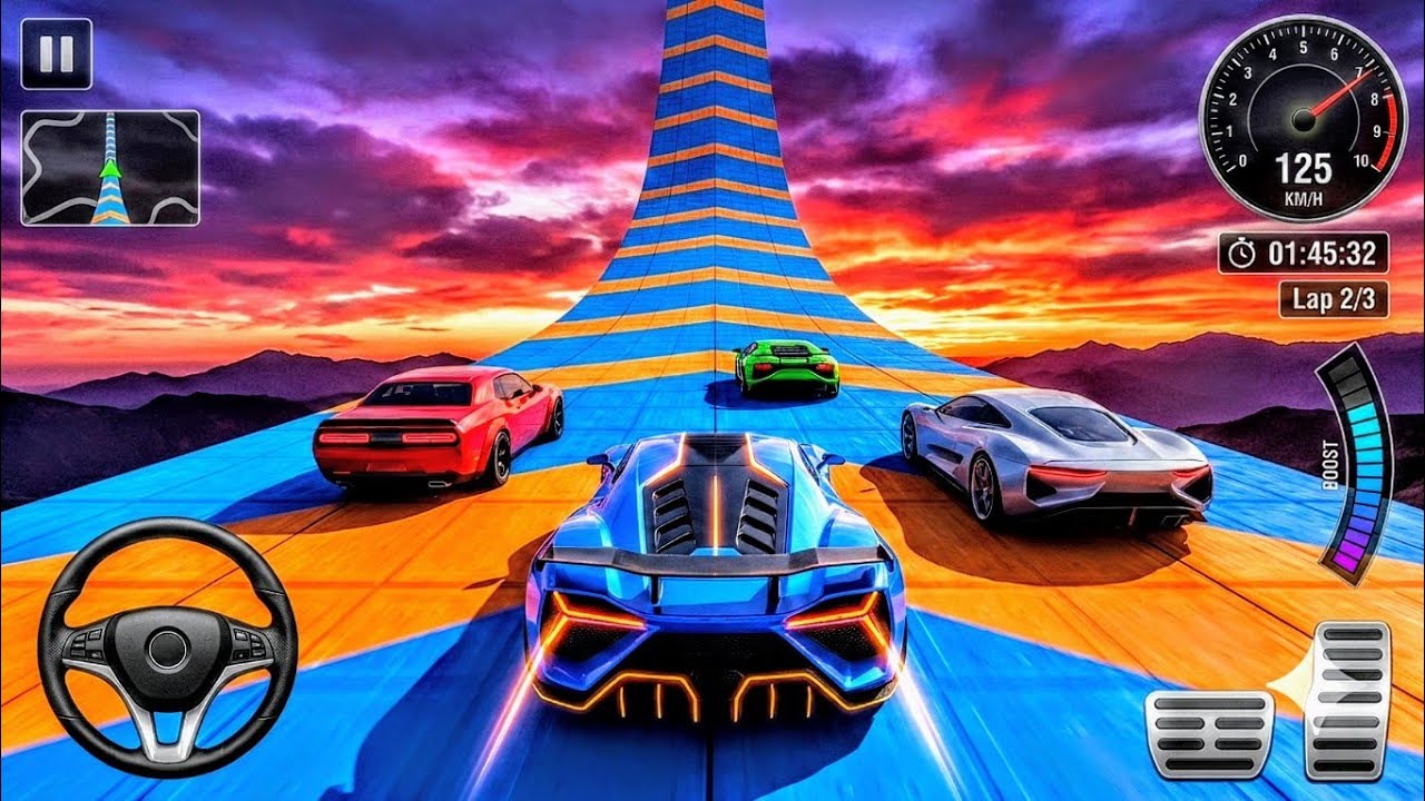 Impossible GT Car Stunt Racing - GT Car Stunt Master 3D - Android GamePlay