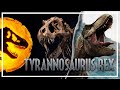 TYRANNOSAURUS REX - JURASSIC WORLD vs REALIDAD - JURASSIC WORLD DOMINION