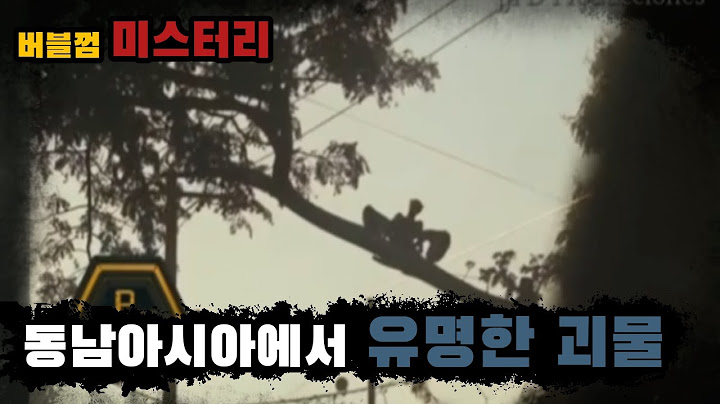 [버블껌] 동남아시아에서 유명한 괴물 | 미스터리