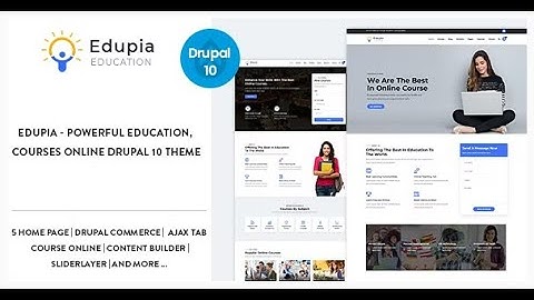 Edupia   Powerful Education, Courses Online Drupal 10 Theme @1000theme