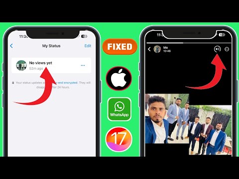 Como corrigir problema de som status do WhatsApp no ​​iPhone (2024) || iPhone WhatsApp Status Sound