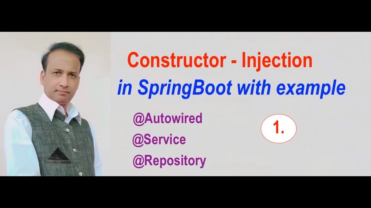 Contructor Injection in Springboot Part-1#springboot - YouTube