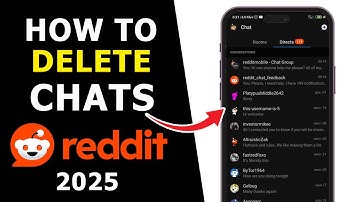 Reddit App: How To Delete Chats 2025