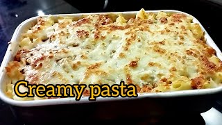 Baked creamy chicken pasta recipe