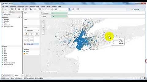 04.Geospatial visualization using Tableau: Uber Data