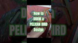 How to DRAW a PELICAN BIRD Design