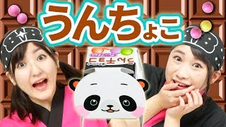 【クレーンゲーム】お尻から出る謎のお菓子「うんチョコ」をゲットしたので食レポしてみた！ 【ボンボンTV】