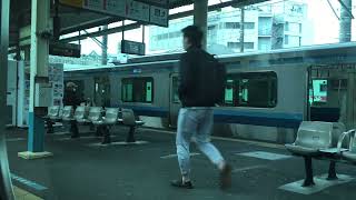 【車窓】 JR相模線 茅ヶ崎駅→寒川駅 E131系500番台G-08編成 クモハE131-508