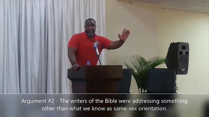 Voddie Baucham on Homosexuality - Argument#2  The writers of the Bible were addressing Pederasty.