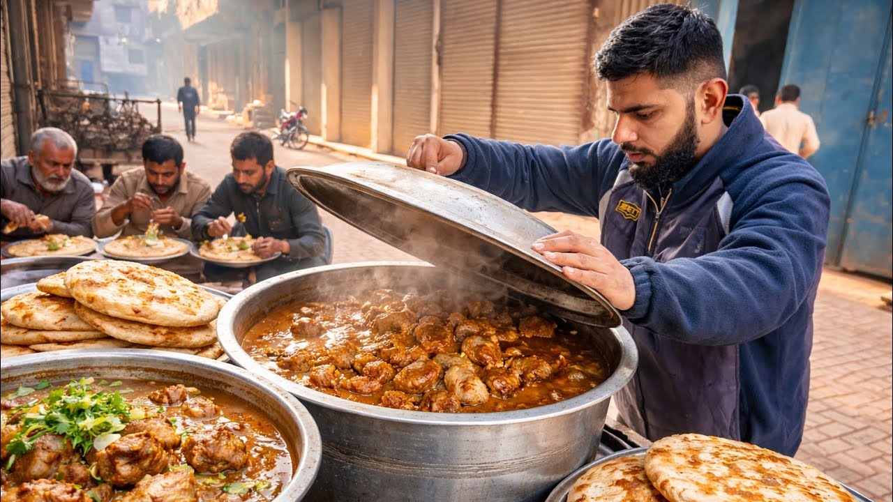 😱 LAHORE’S MOST VIRAL NASHTA  CHEAP STREET FOOD YOU WON’T BELIEVE 🇵🇰 | BALA NASHTA POINT