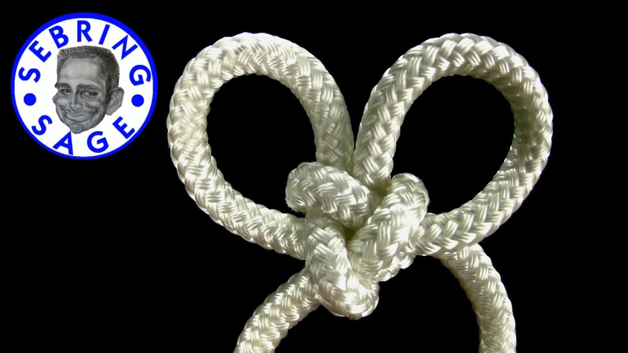 Knot Tying Simple Butterfly Knot YouTube