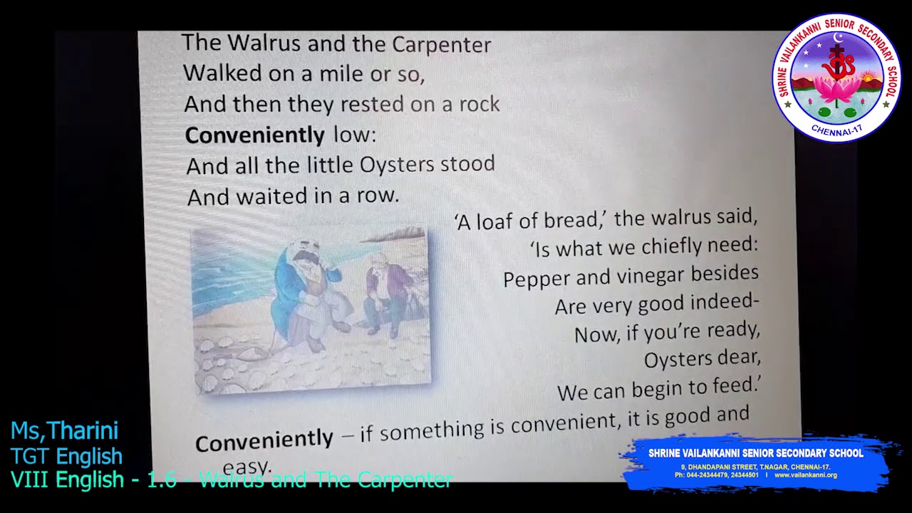 the walrus and the carpenter poem