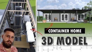Container Home Brought to LIFE in 3D Model