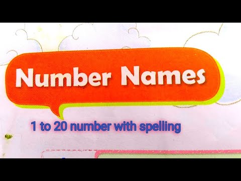 1 to 20 nember with spelleng - YouTube