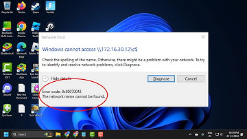 How To Fix Error 0x80070043: The Network Name Was Not Found