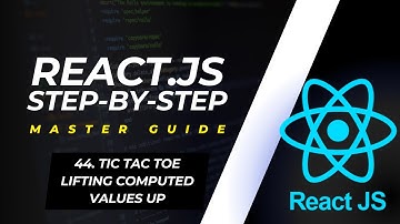 Tic Tac Toe Lifting Computed Values Up | React Component 2024