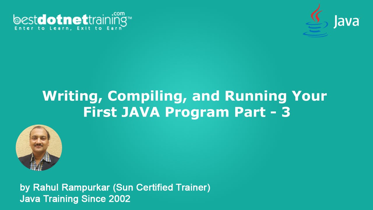Write a Java Program use Notepad++ and Compiling & Running - Part - 3 ...