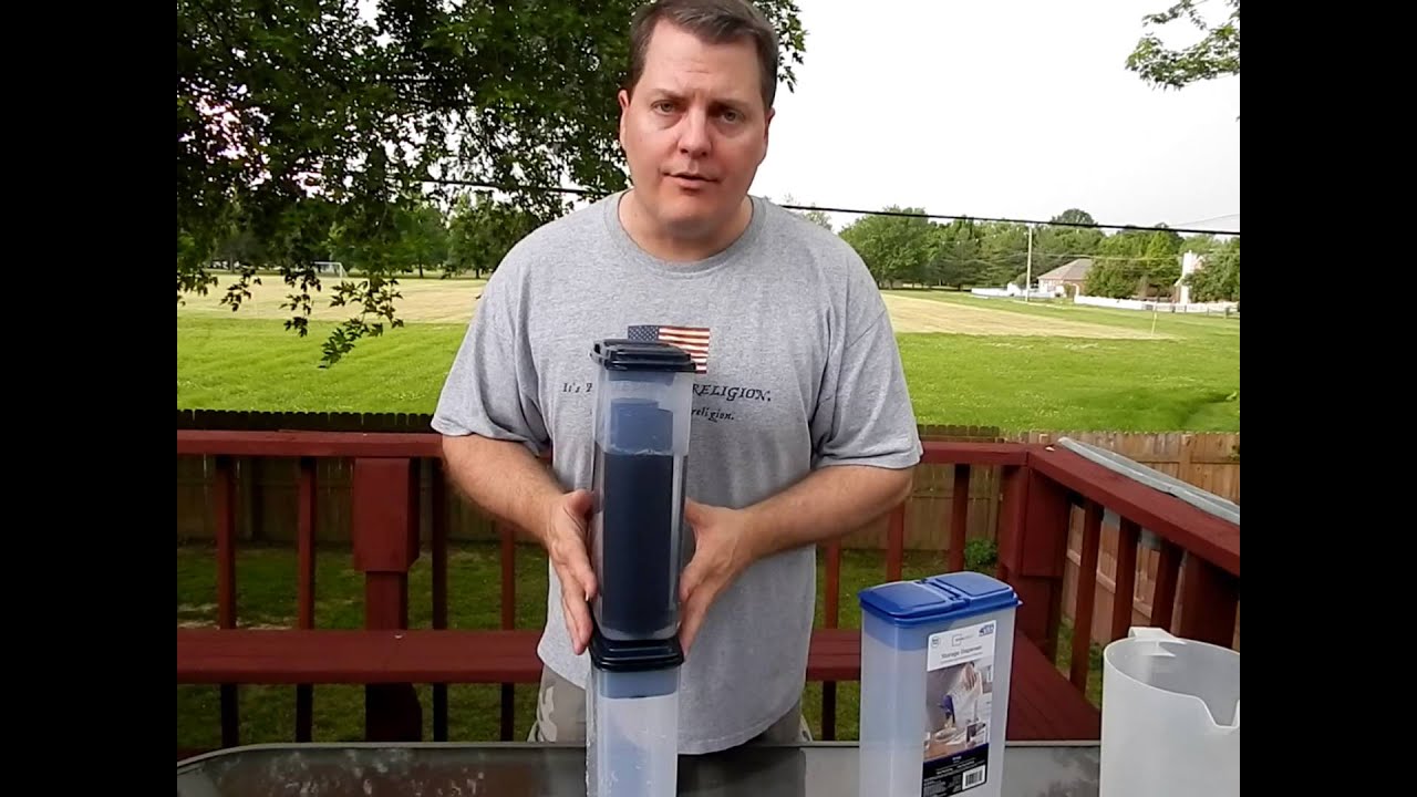 Discreet Prepper Go Bag Water Filter Concept Old Version YouTube