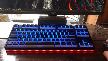 OpenRGB with QMK (On drop CTRL)