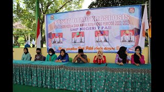 Pesta Demokrasi Pemilihan Ketua Wakil Ketua Osis Periode 2022 2023 Smp Negeri 7 Pati