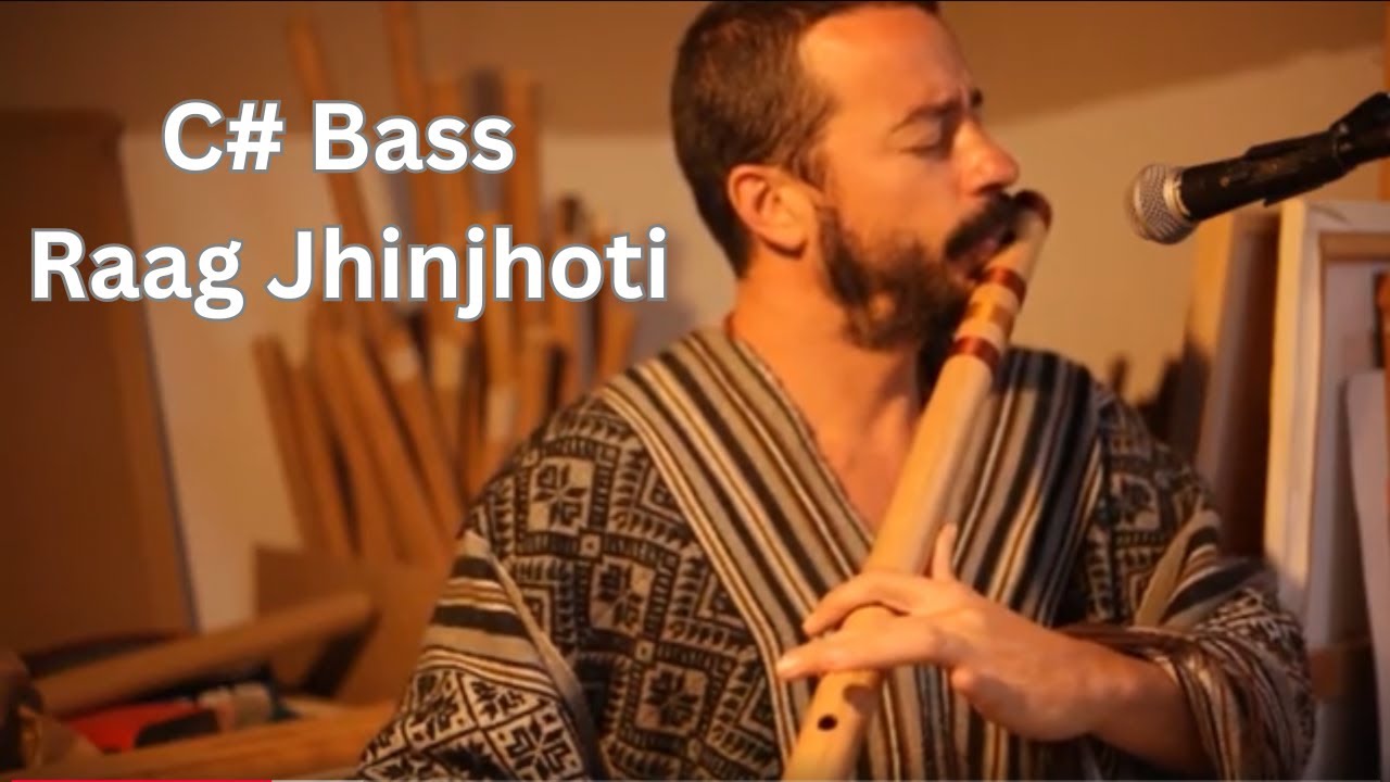C# Bass Tepui Bansuri 440hz Raag Jhinjhoti, Alap by Juan Tepui. Bansuri Maker.