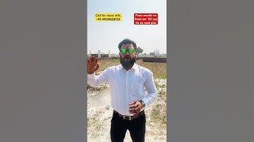 Prem mandir on road par 150 varg gaj ka 2 side open plot !! #propertyinvrindavan #realestate #shorts