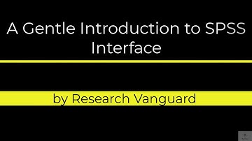 1.1 Introduction to SPSS interface
