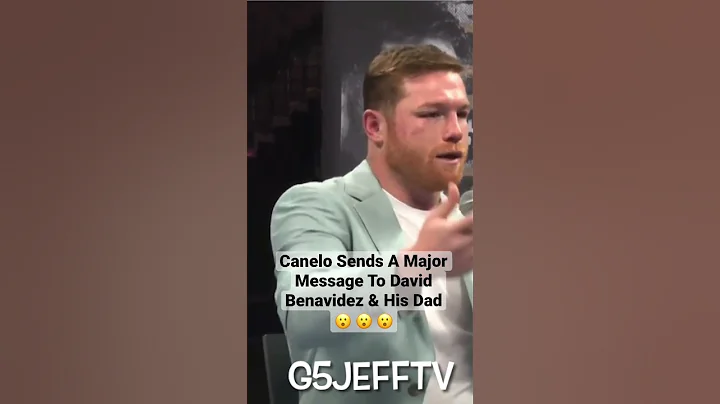 Breaking News! Canelo Sends A Major Message To Dav...