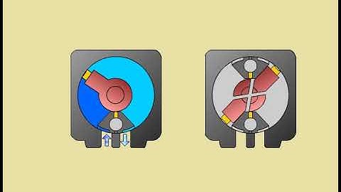 Rotary actuator vane style