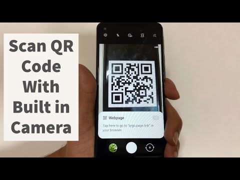 How to scan QR code from camera on Samsung Galaxy A21s  A31  A51  M31s  etc