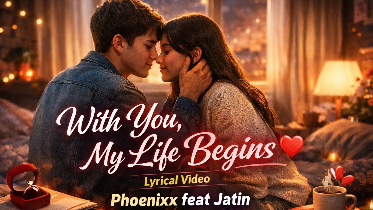 With You, My Life Begins | Lyrical Video |Phoenixx feat Jatin |Romantic Hindi-English Love Song 2026