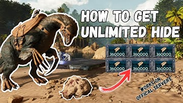 (PATCHED) ASA - NEW TRICK For UNLIMITED HIDE On Official Servers! (ARK: Survival Ascended)