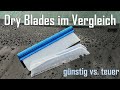 Dry Blades im Test || Shinning / California Jelly Blade vs. günstiger BGS Wasserabzieher