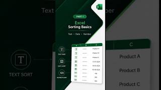 Excel Sorting Basics Made Easy | Text, Date &amp; Number Sort (Part 1)